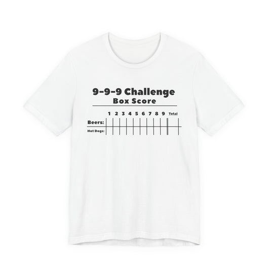 9-9-9 Challenge Box Score Tee