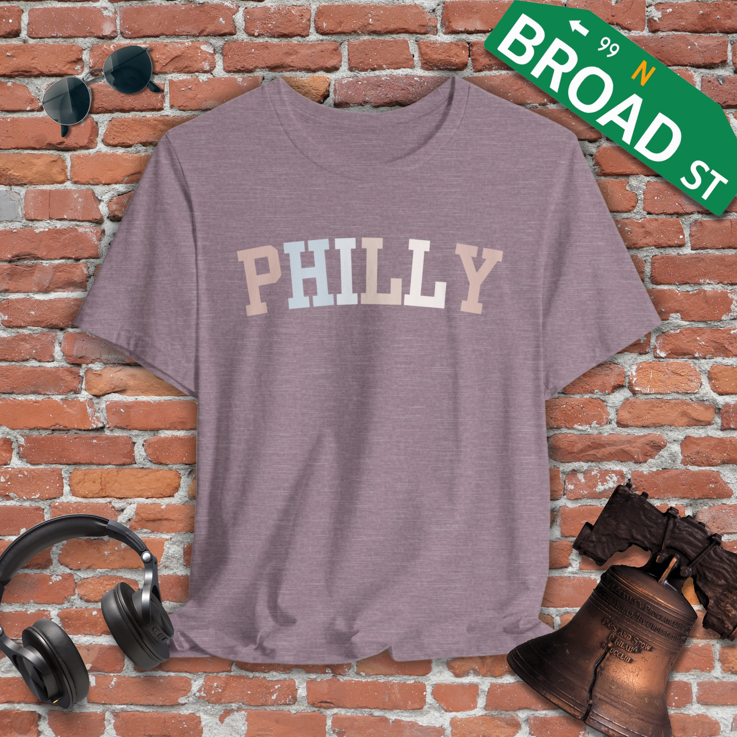 Classic Philly - Pastel #2 Curved Tee