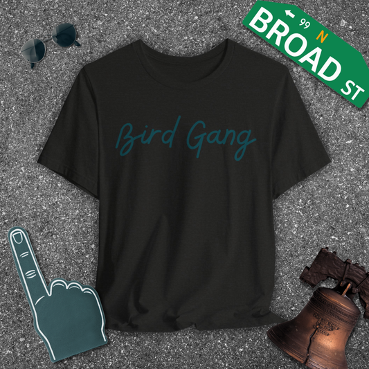 Bird Gang - Dark Green Tee