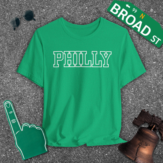 Hollow Philly - White Heather Tee