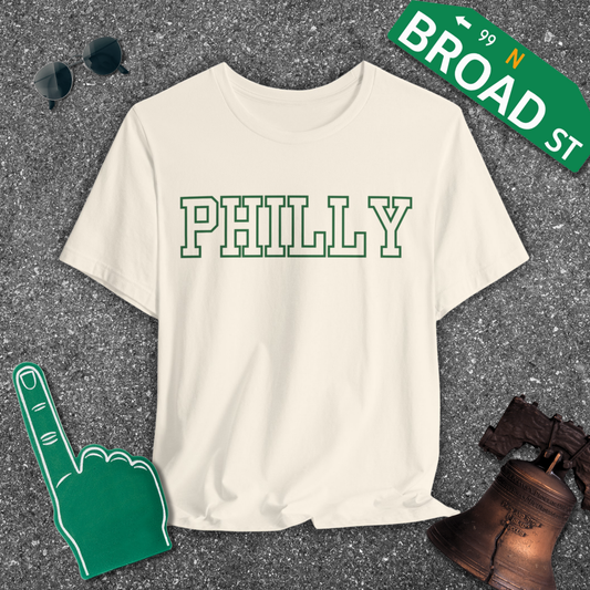 Hollow Philly - Light Green Tee