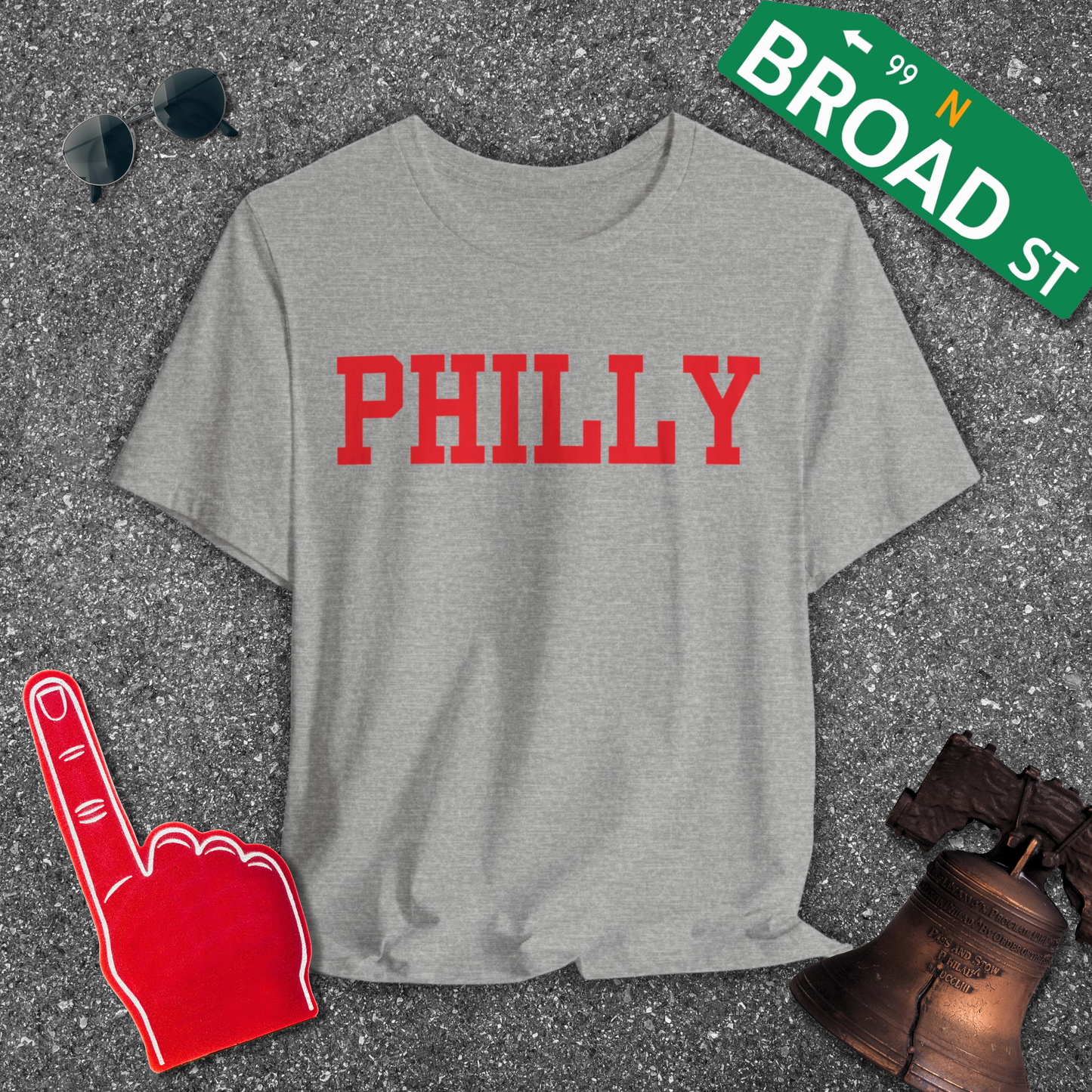 Classic Philly - Red Tee