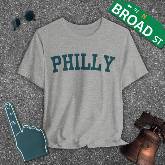 Classic Philly - Dark Green Curved Tee