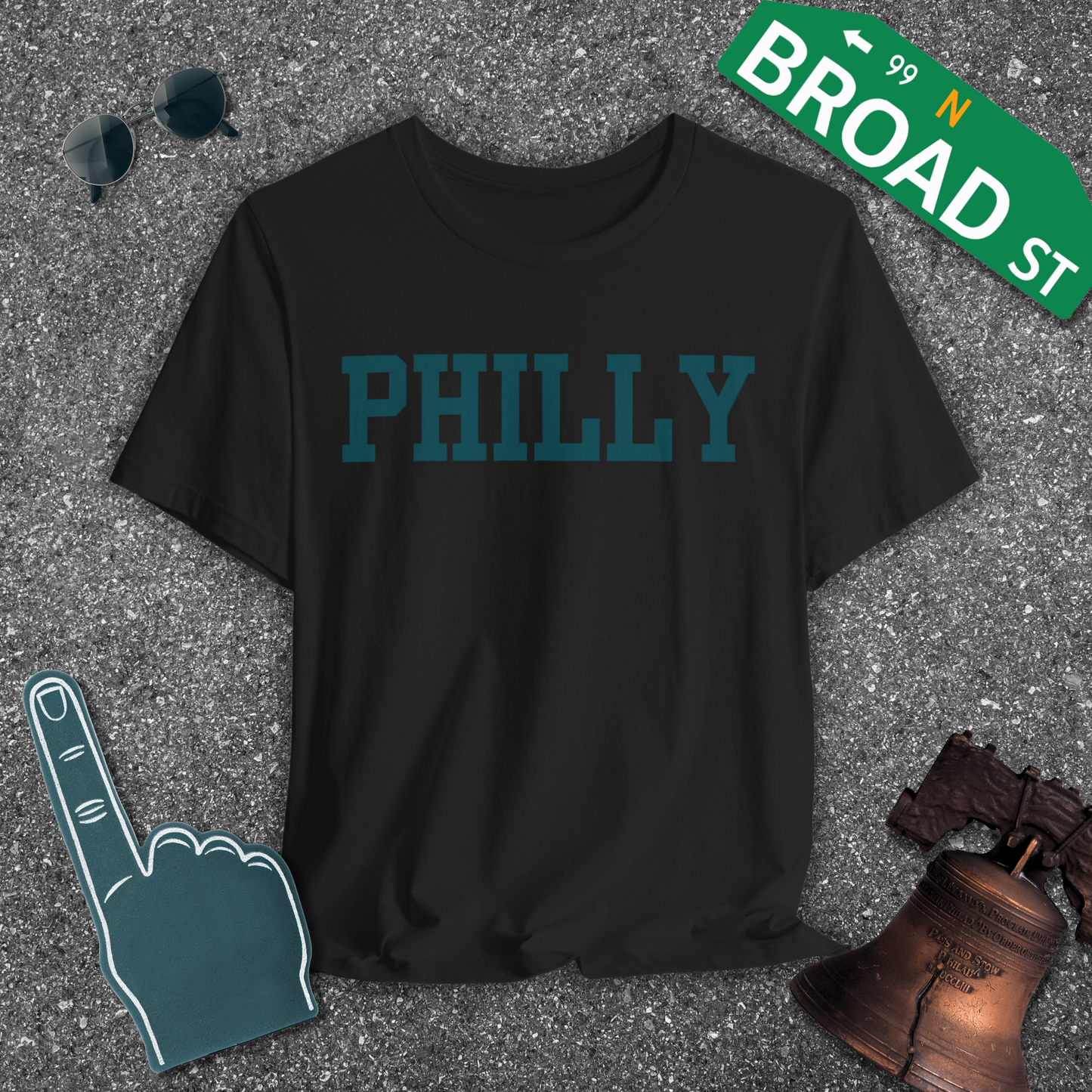 Classic Philly - Dark Green Tee
