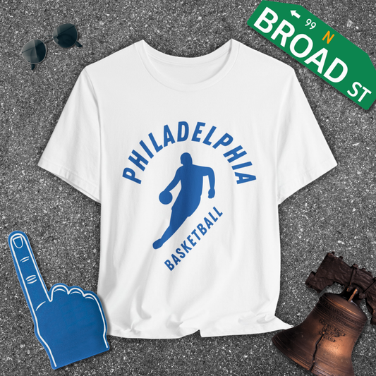 Philadelphia Basketball Zig Tee