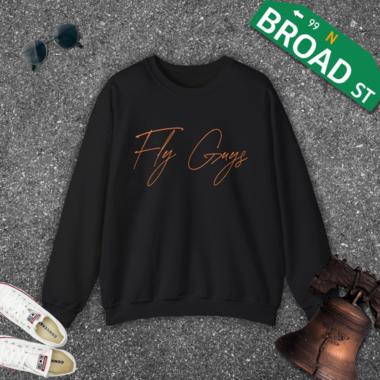 Fly Guys - Cursive Crewneck