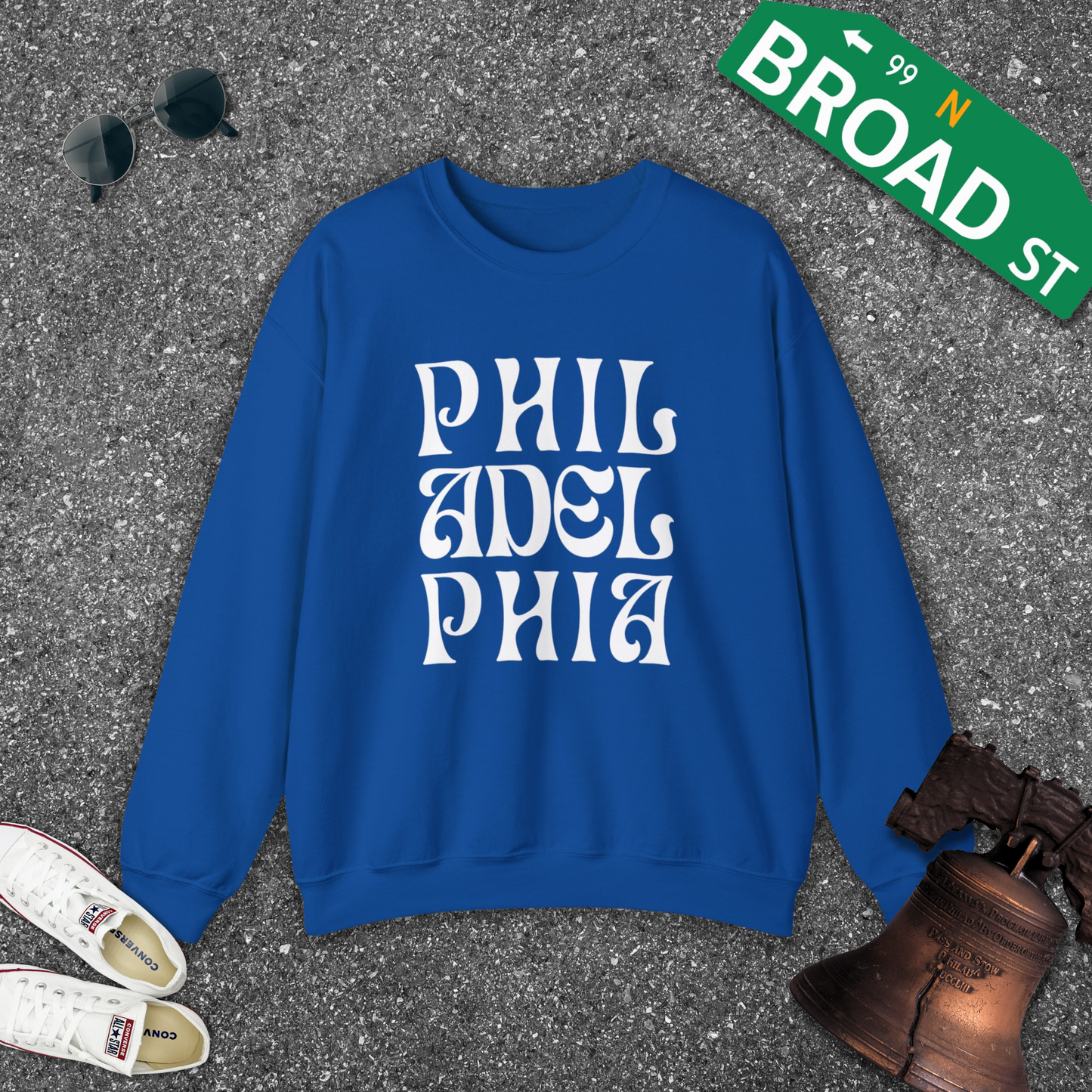 Groovy Philadelphia Crewneck