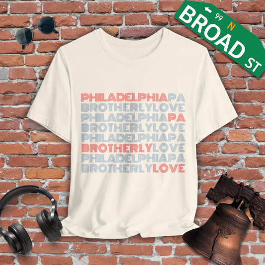 Philadelphia PA Lines Tee
