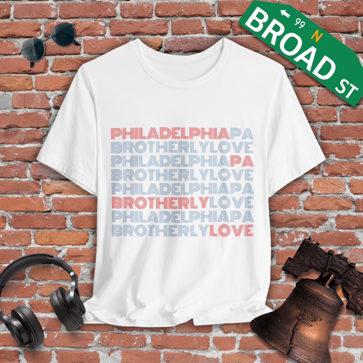Philadelphia PA Lines Tee