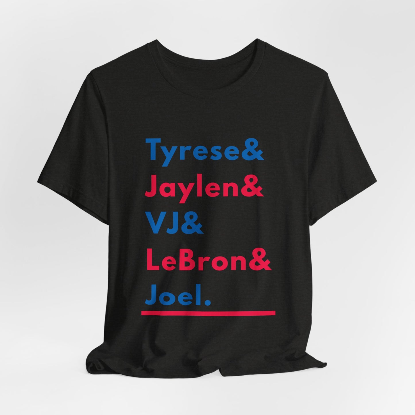 Tyrese& - Blue+Red T-Shirt