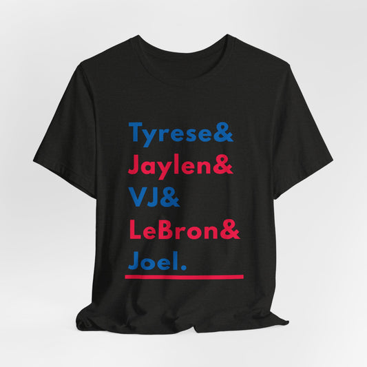 Tyrese& - Blue+Red T-Shirt