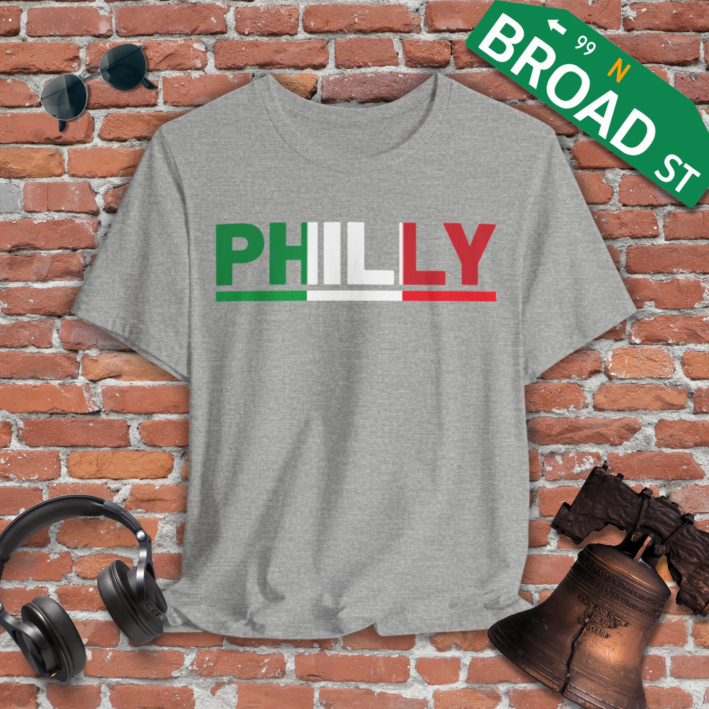 Philly Italian Flag Tee