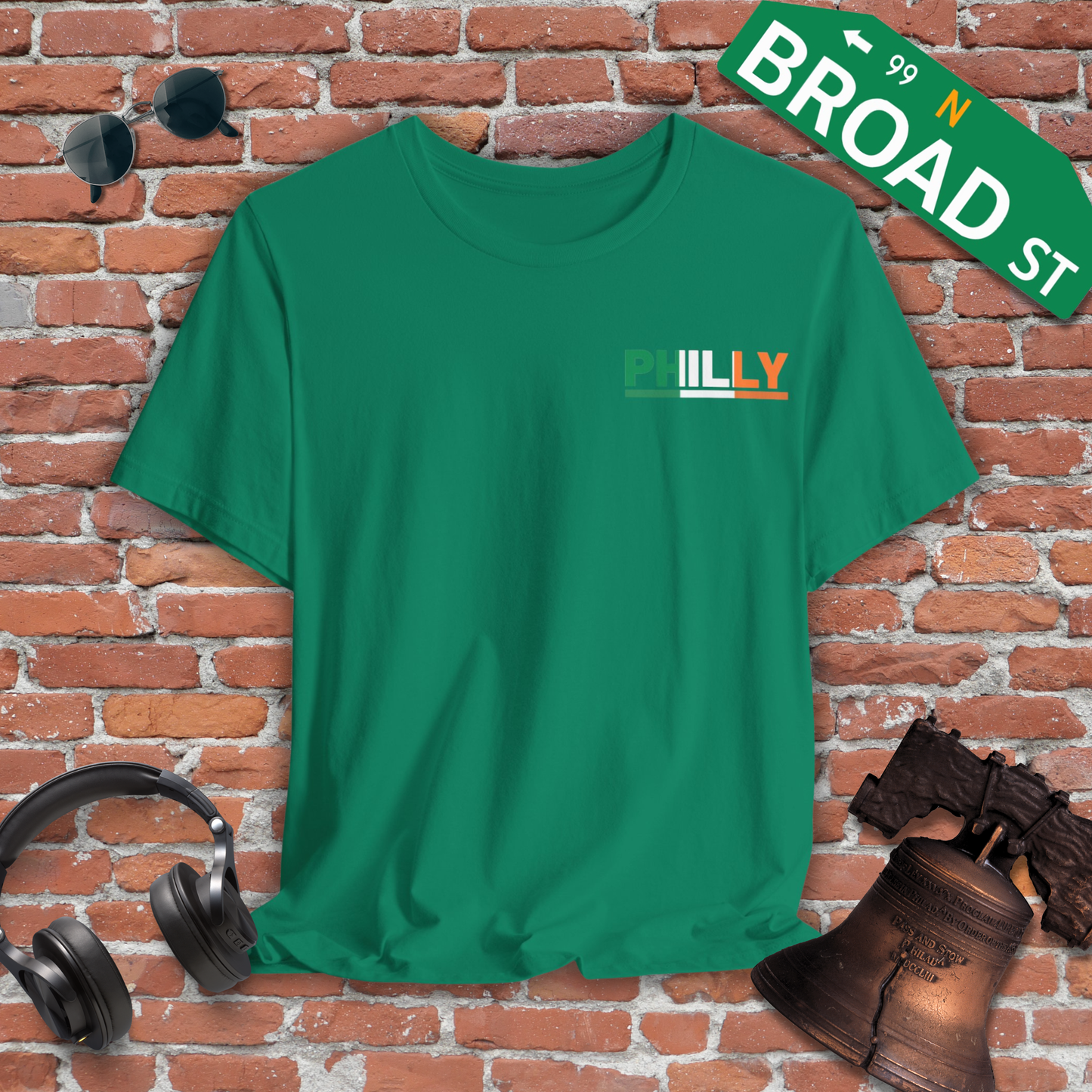 Philly Irish Flag (Corner) Tee