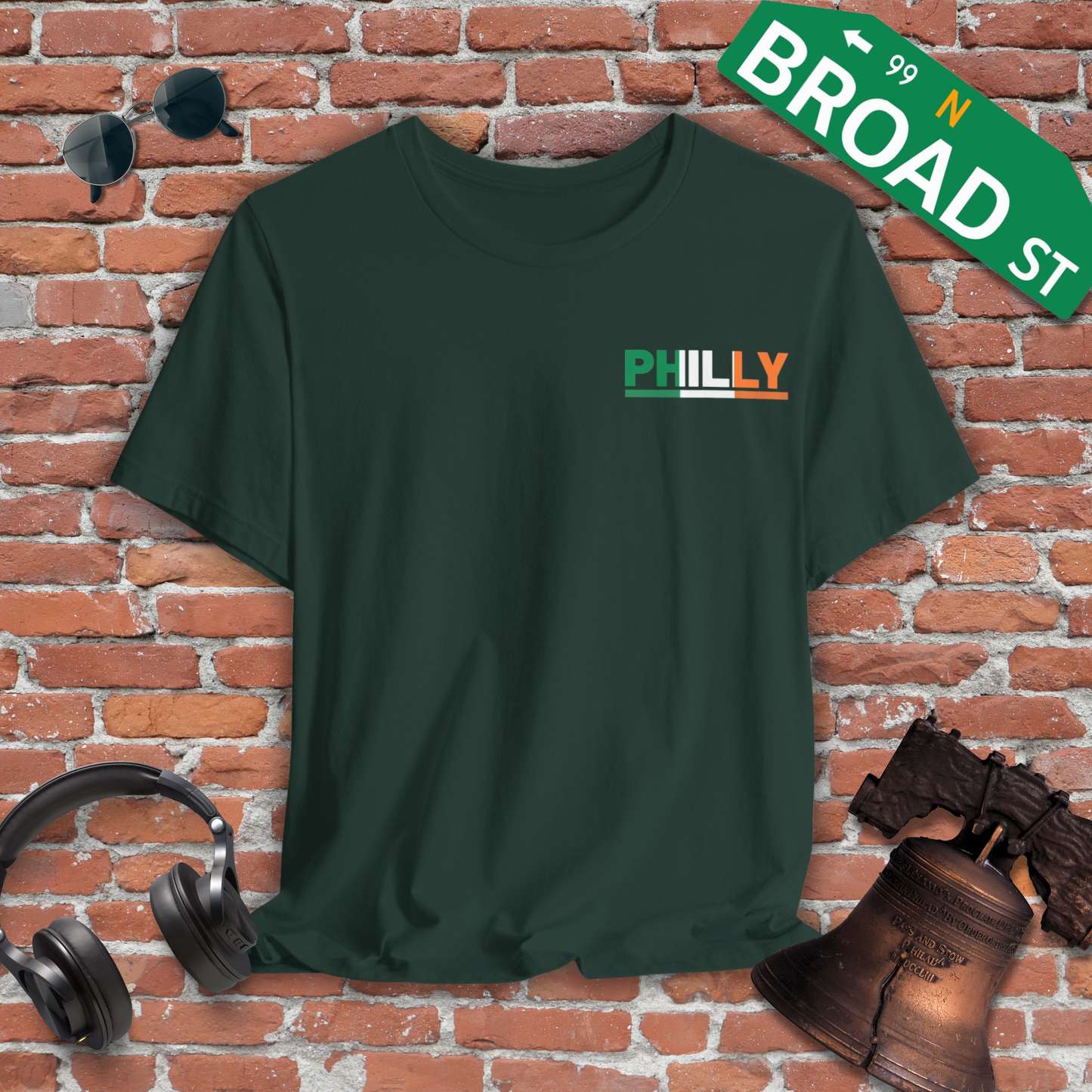 Philly Irish Flag (Corner) Tee