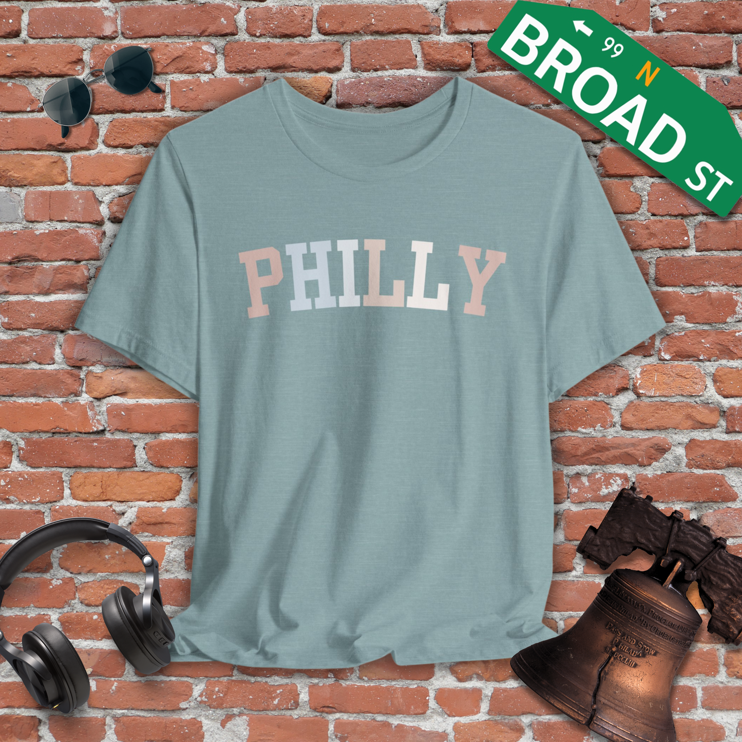 Classic Philly - Pastel #2 Curved Tee