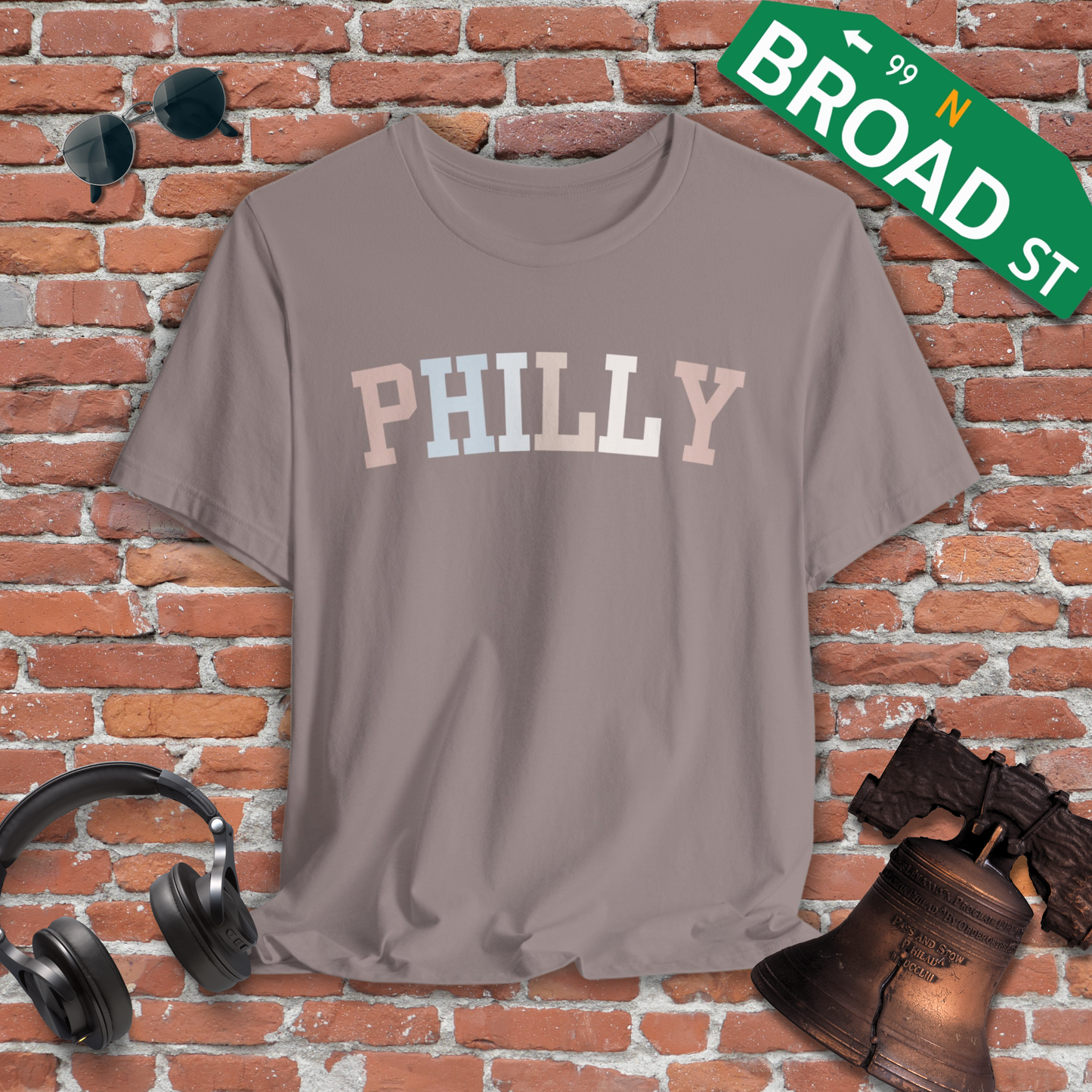 Classic Philly - Pastel #2 Curved Tee
