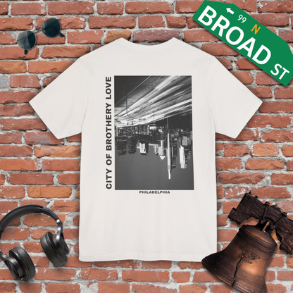 Brotherly Love - Center City (Back of Shirt) Tee