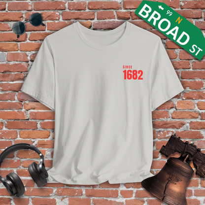 Since 1682 - Red Tee (Back of Shirt)
