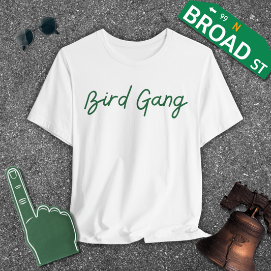 Bird Gang - Light Green Tee