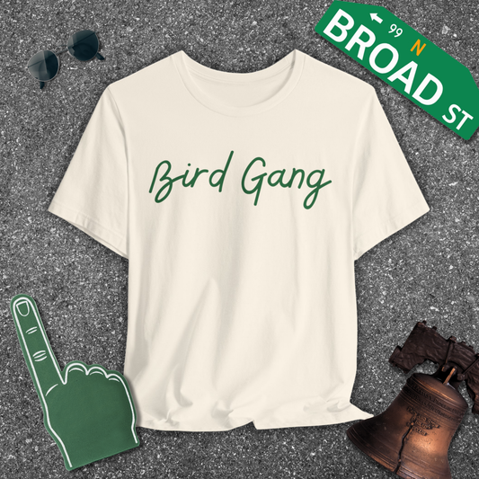 Bird Gang - Light Green Tee