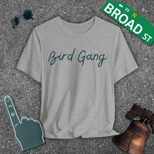 Bird Gang - Dark Green Tee