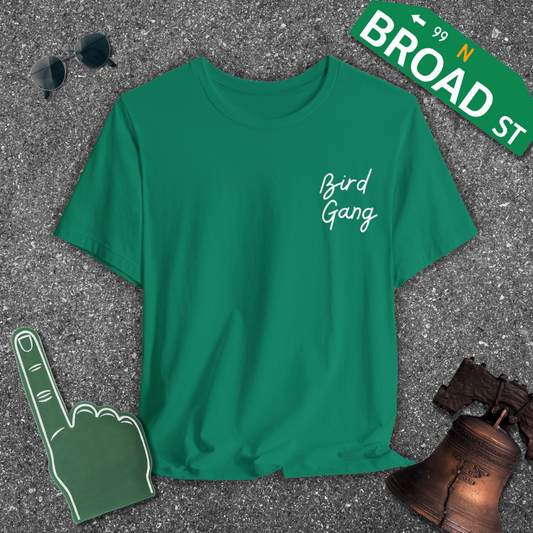 Bird Gang - White (Corner) Tee