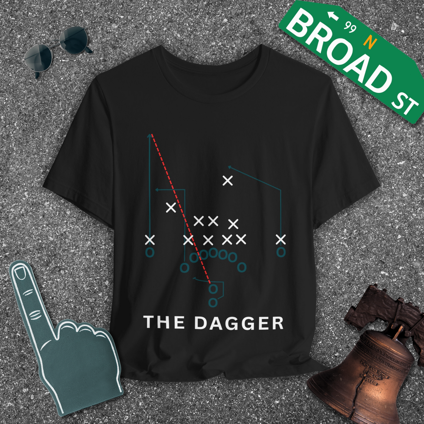 The Dagger Playart - Color Accurate Tee
