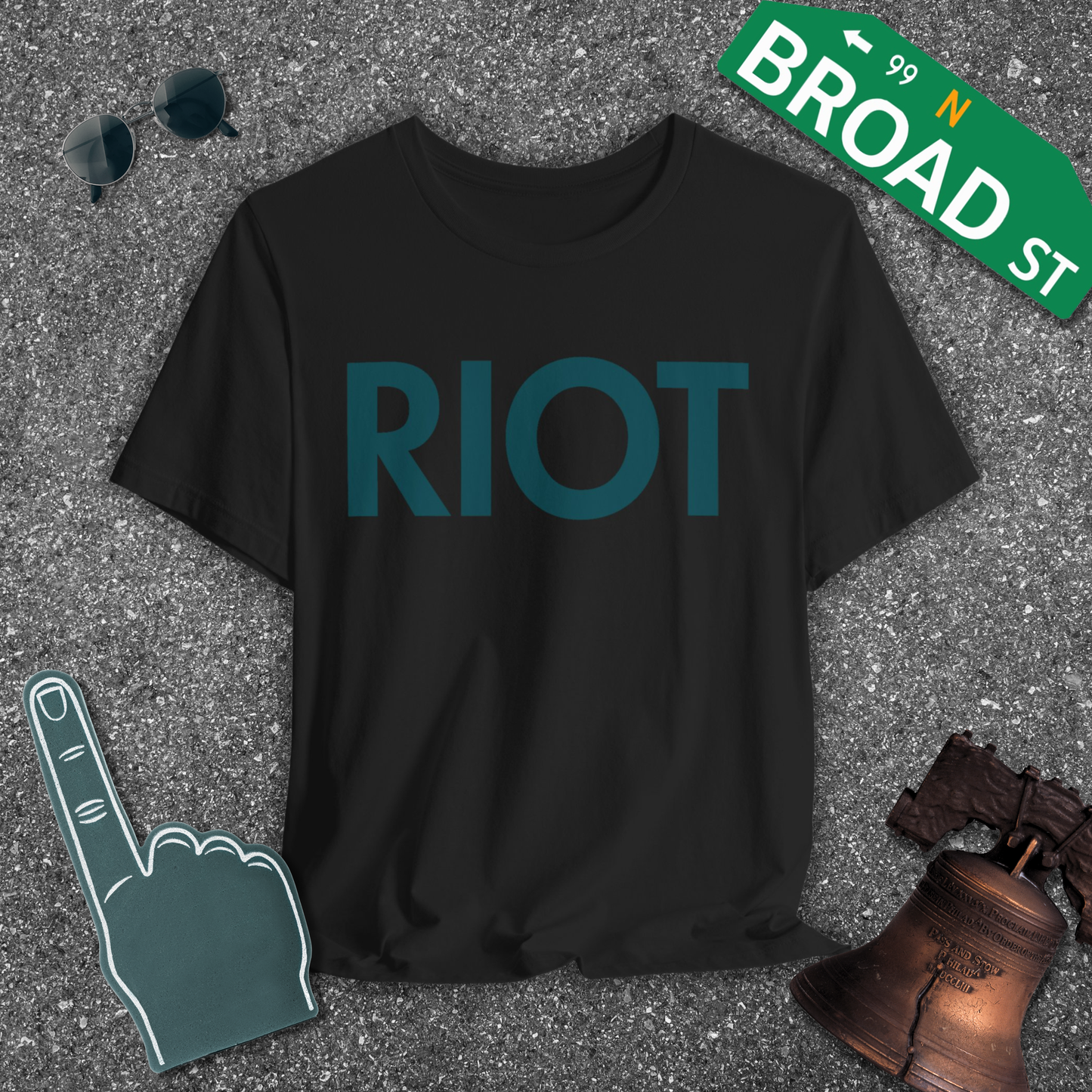 RIOT - Dark Green Tee