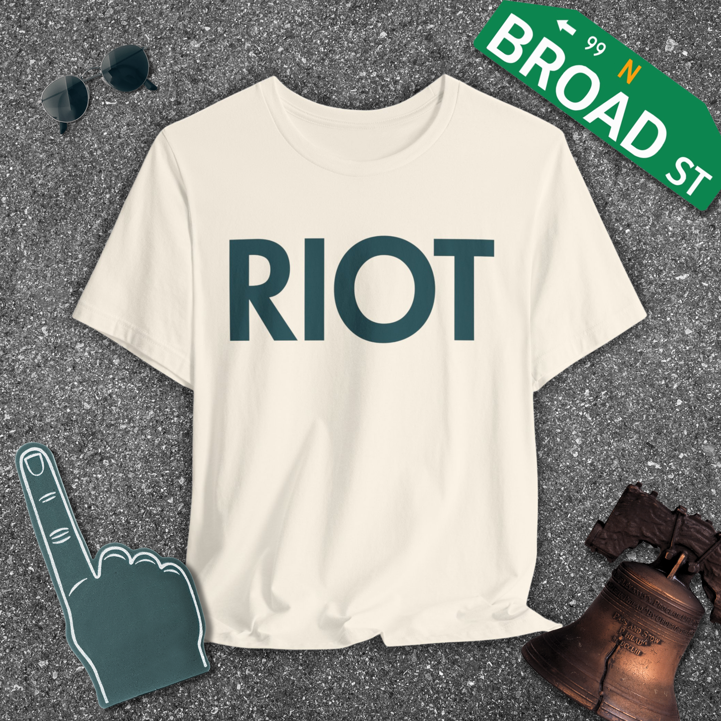 RIOT - Dark Green Tee