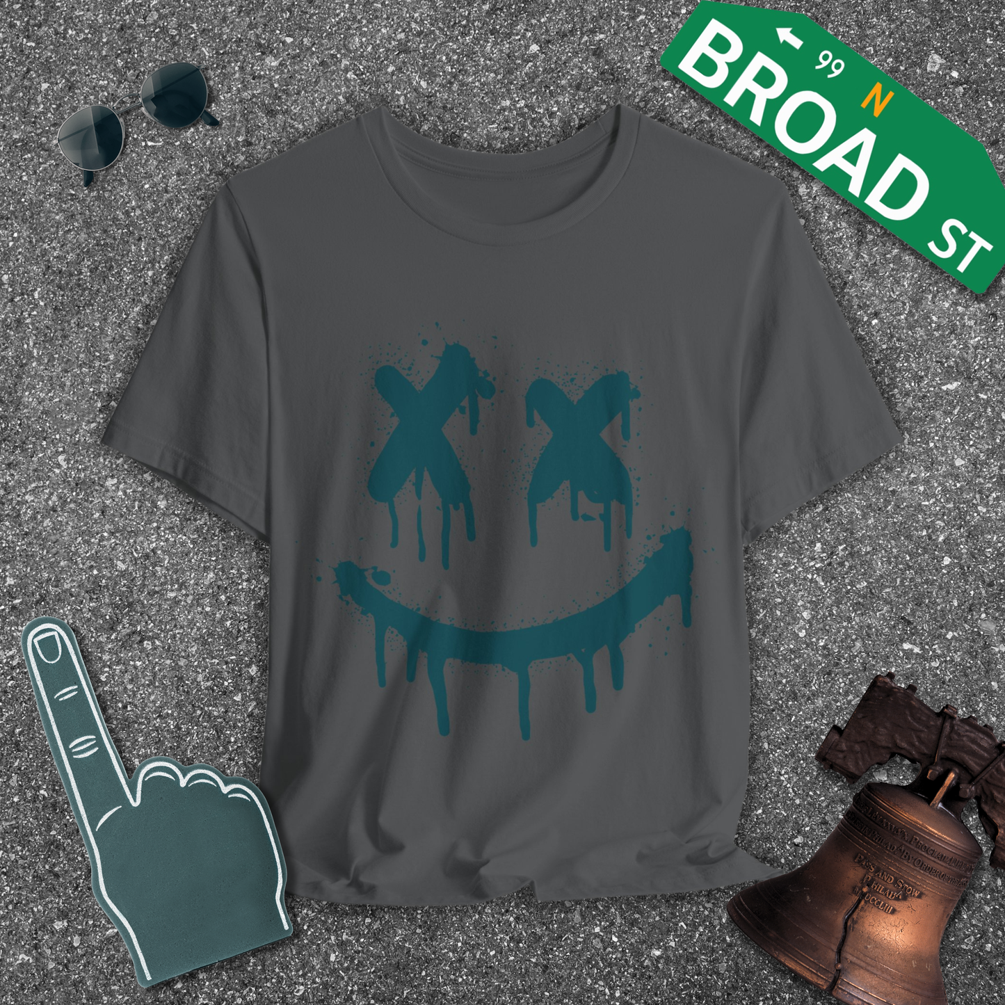 X Eyes - Dark Green Tee