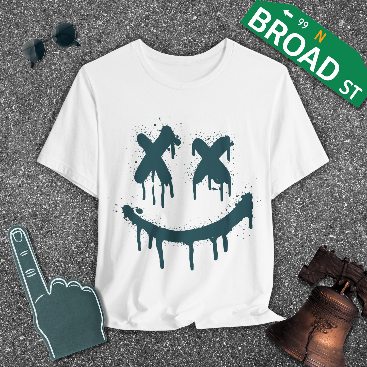 X Eyes - Dark Green Tee
