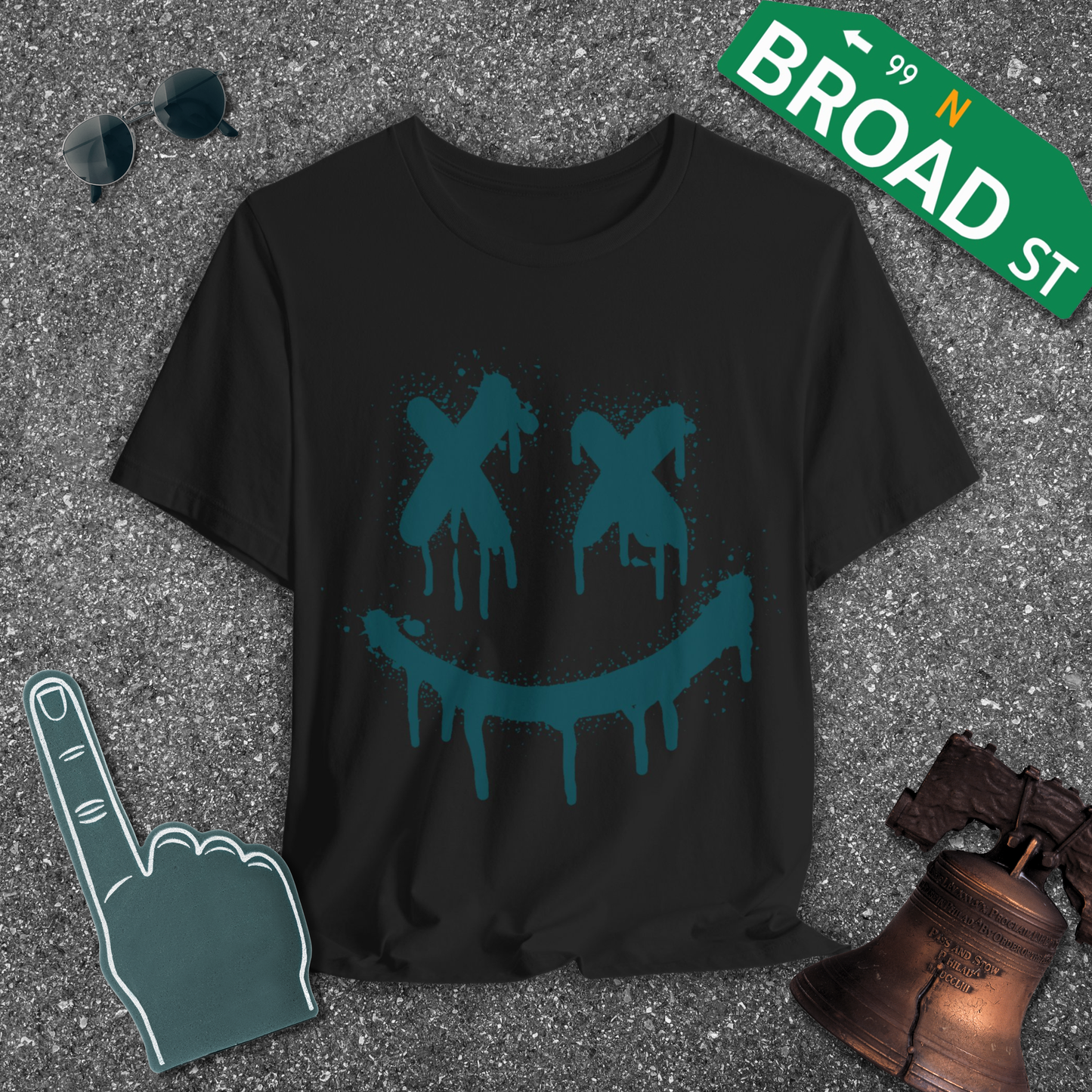 X Eyes - Dark Green Tee