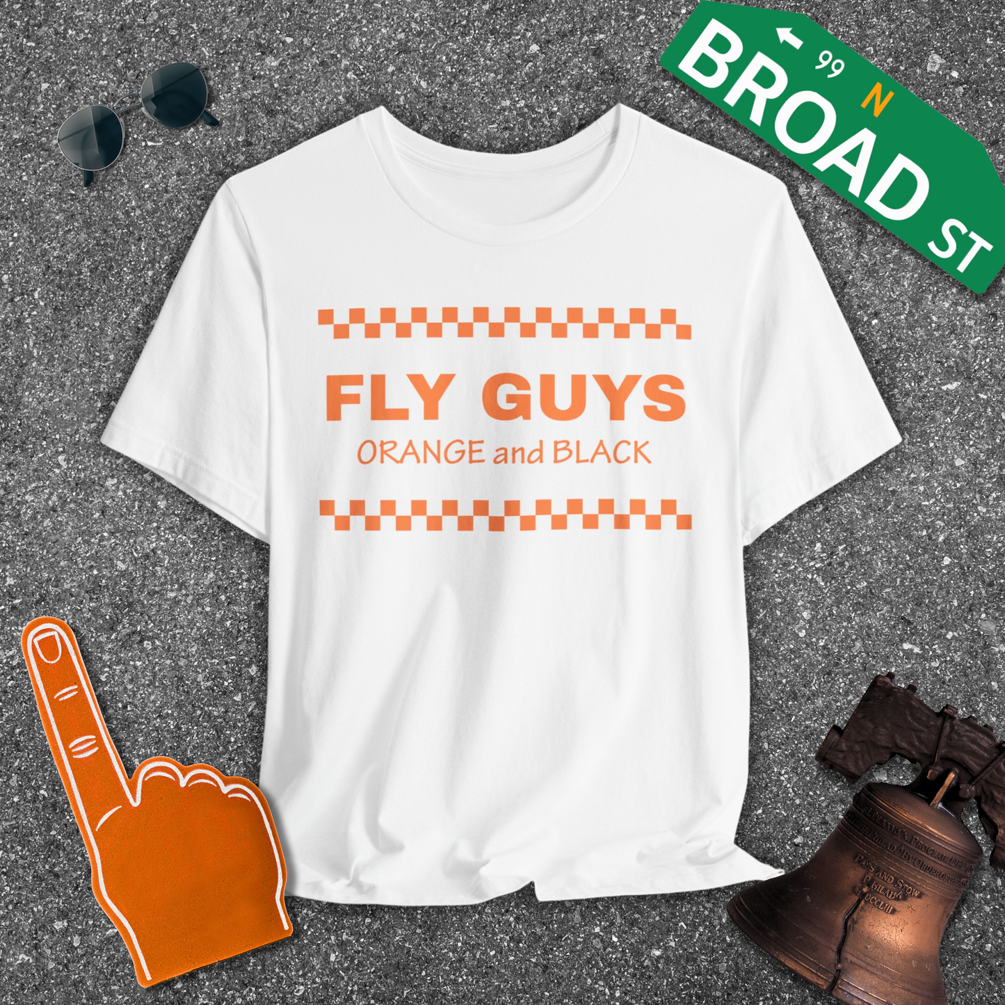 Fly Guys Logo - White Tee