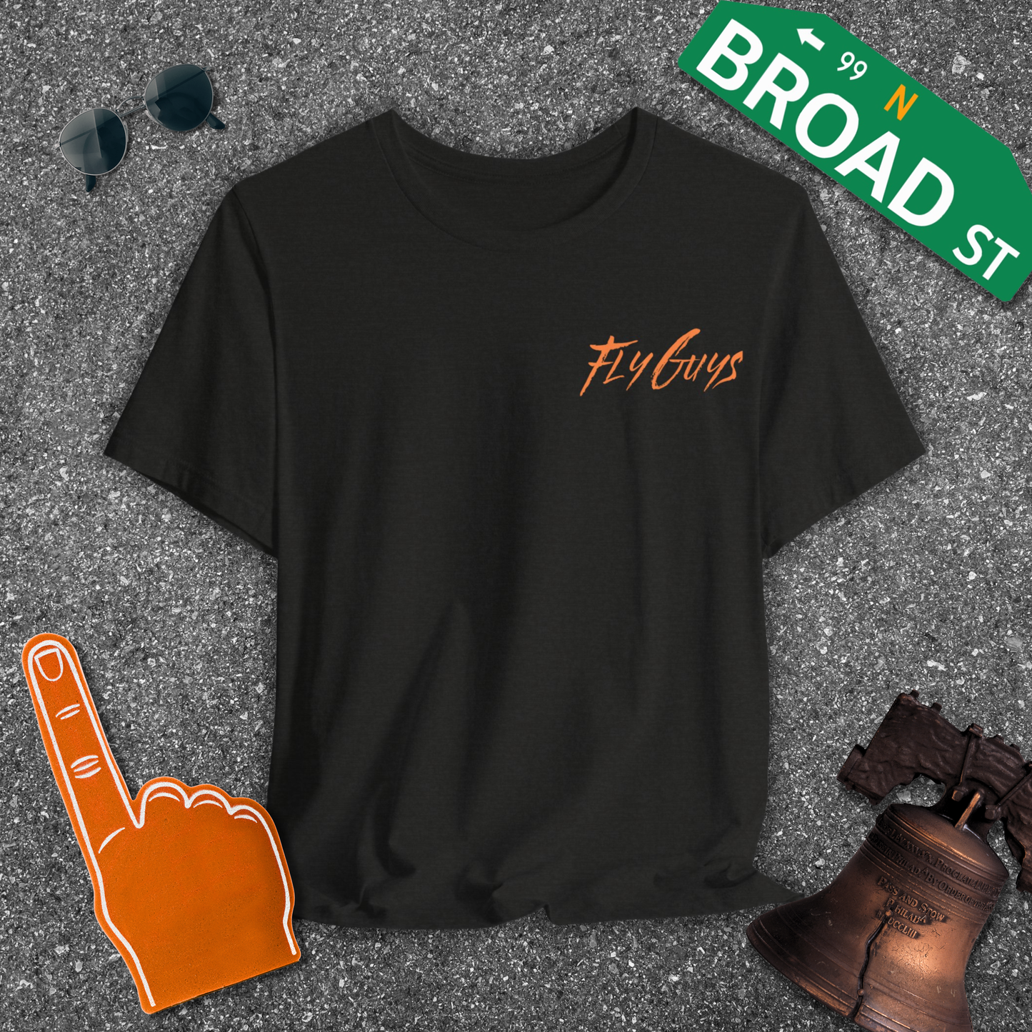 Fly Guys Script (Corner) Tee