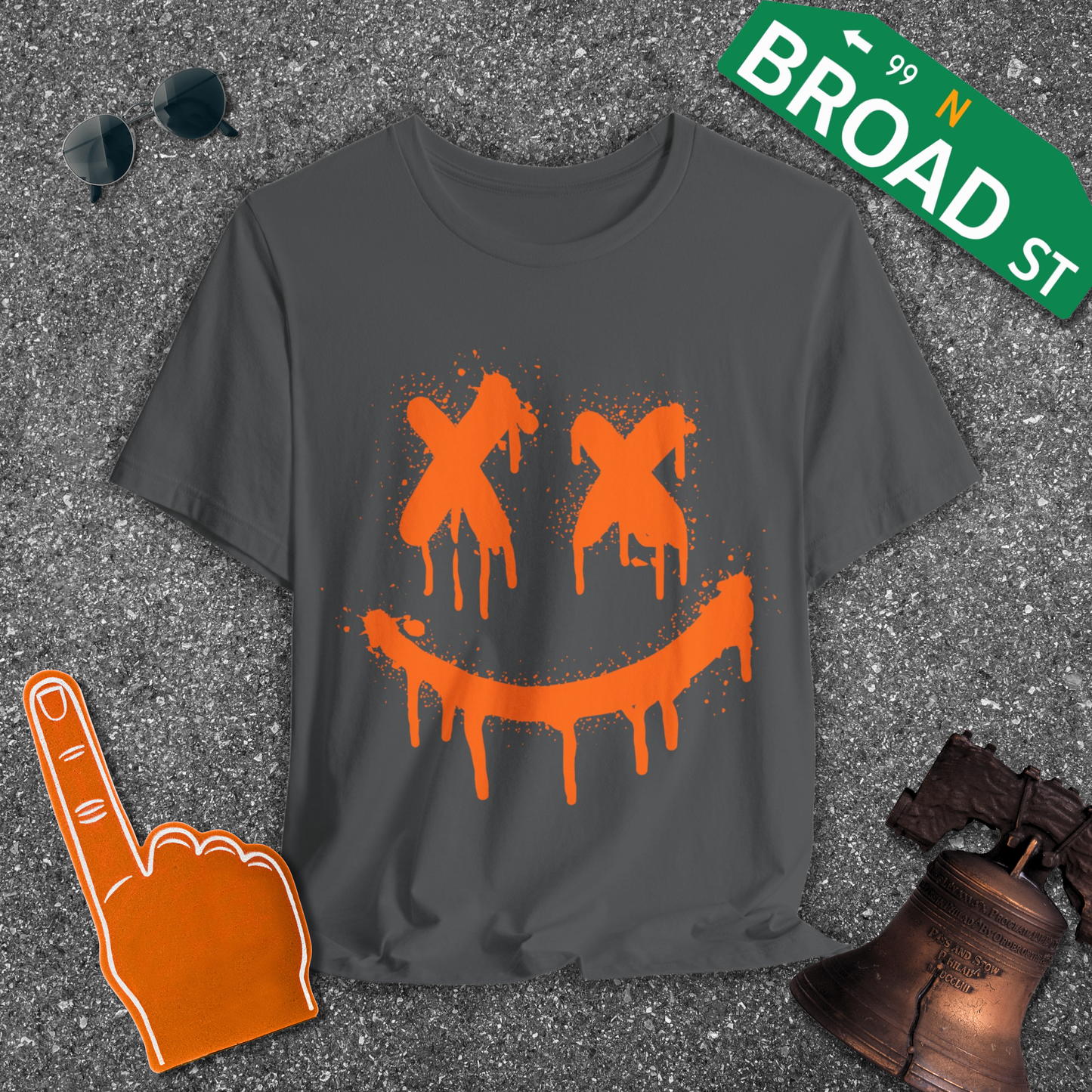 X Eyes - Orange Tee