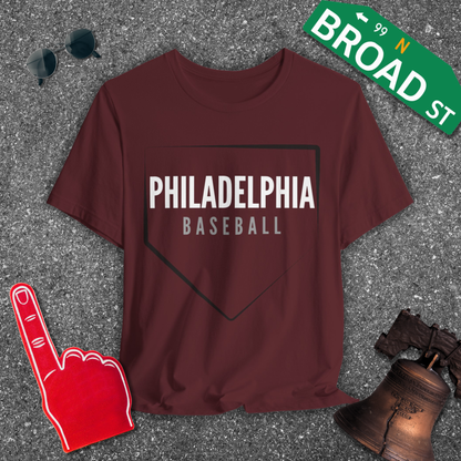 Philadelphia Baseball Home Plate Tee