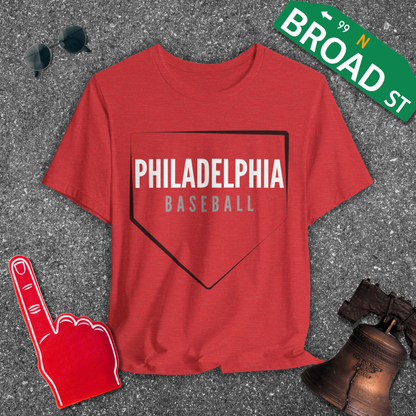 Philadelphia Baseball Home Plate Tee