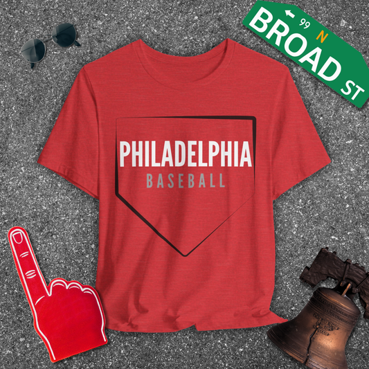 Philadelphia Baseball Home Plate Tee