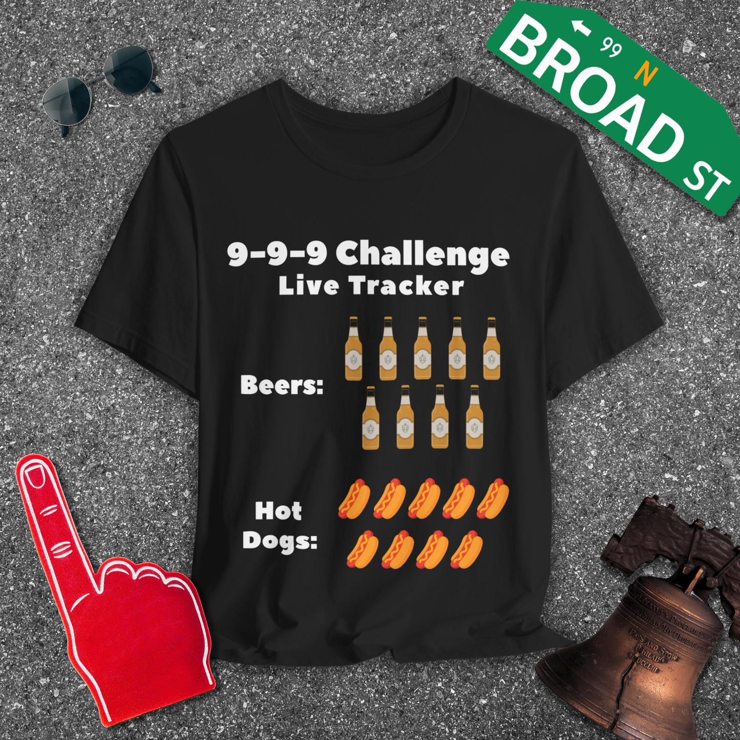 9-9-9 Challenge Live Tracker Tee
