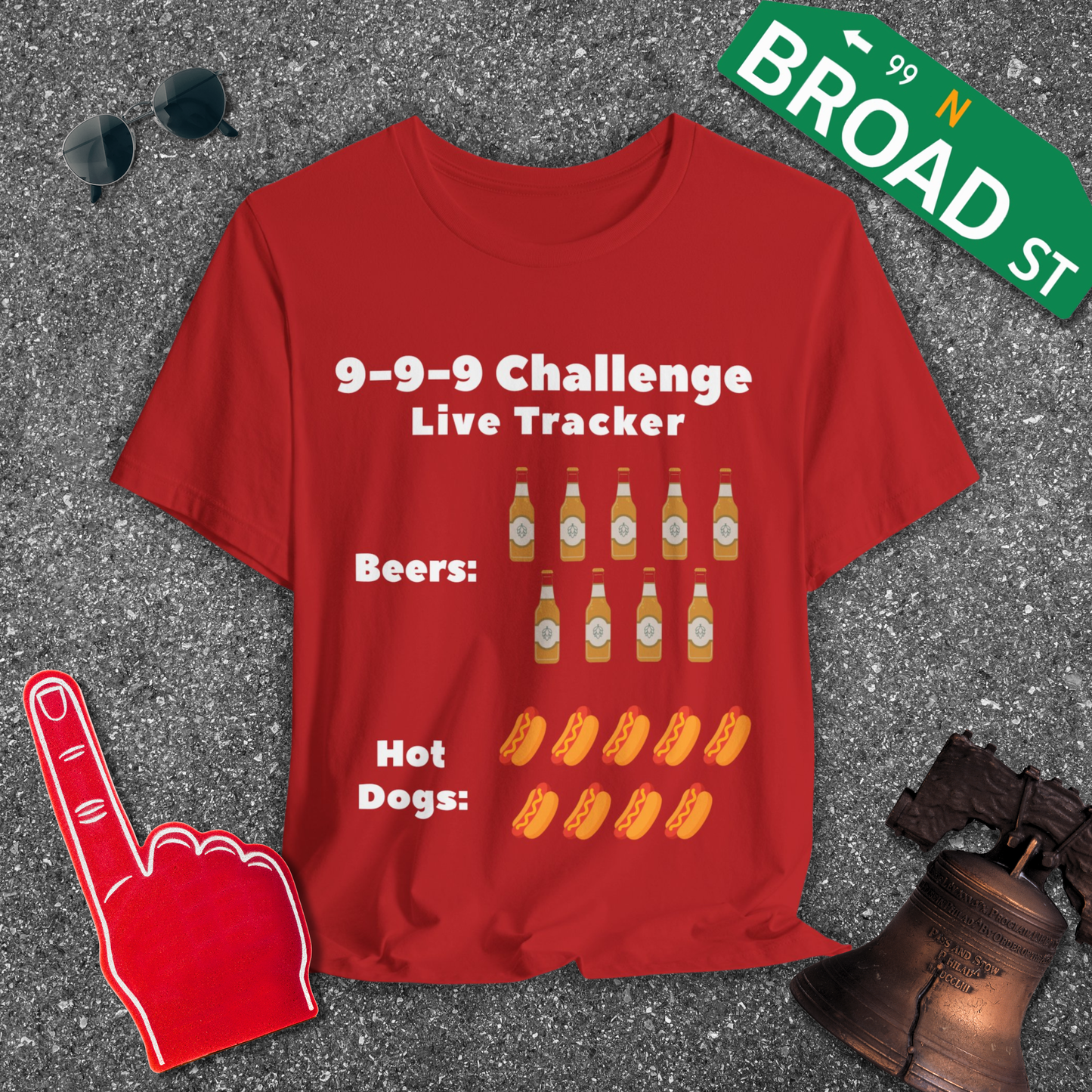 9-9-9 Challenge Live Tracker Tee