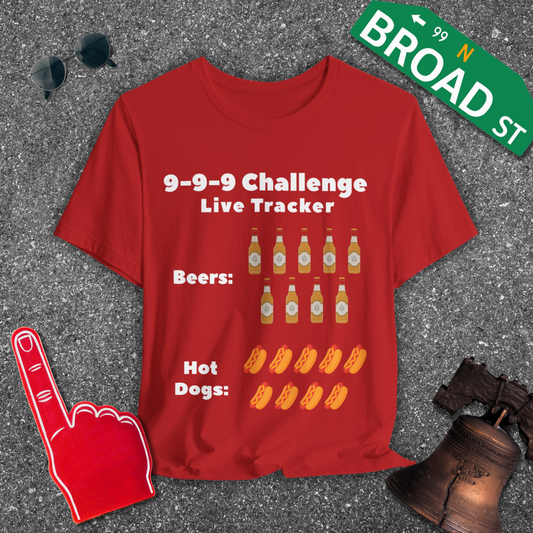 9-9-9 Challenge Live Tracker Tee