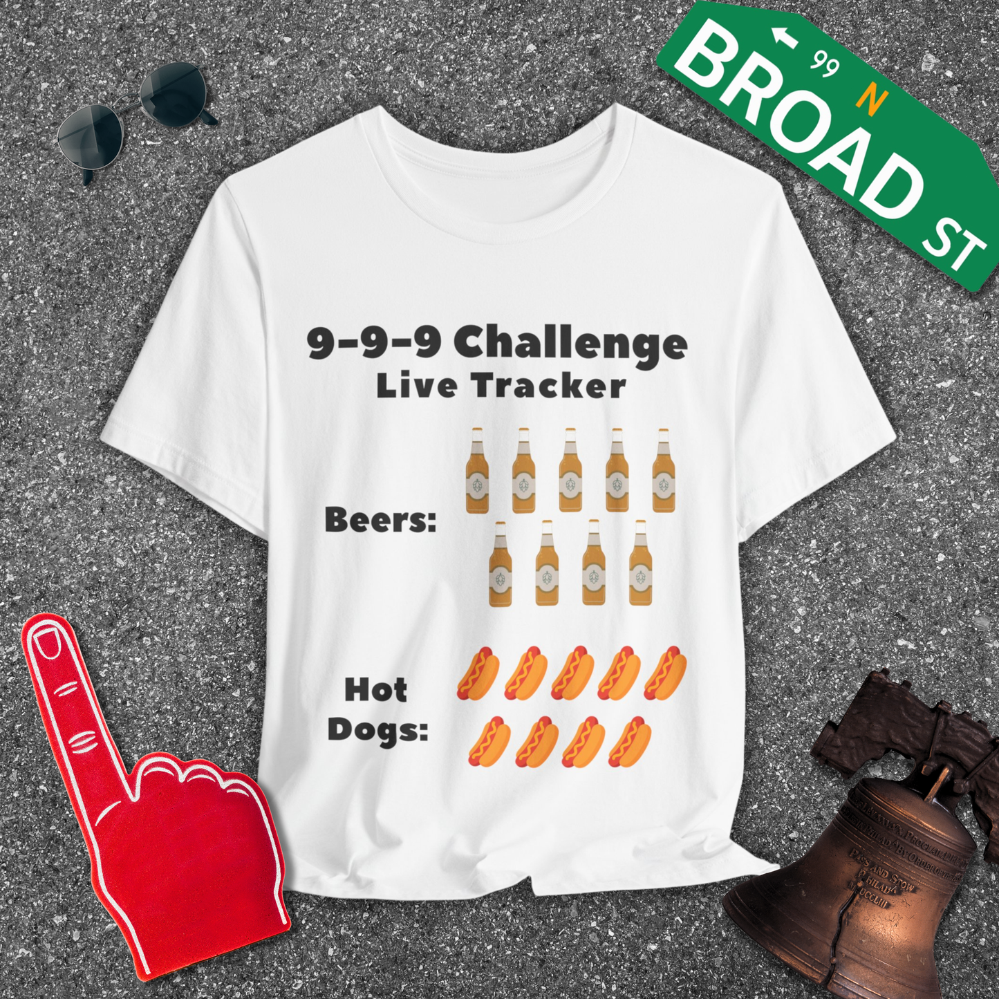 9-9-9 Challenge Live Tracker Tee