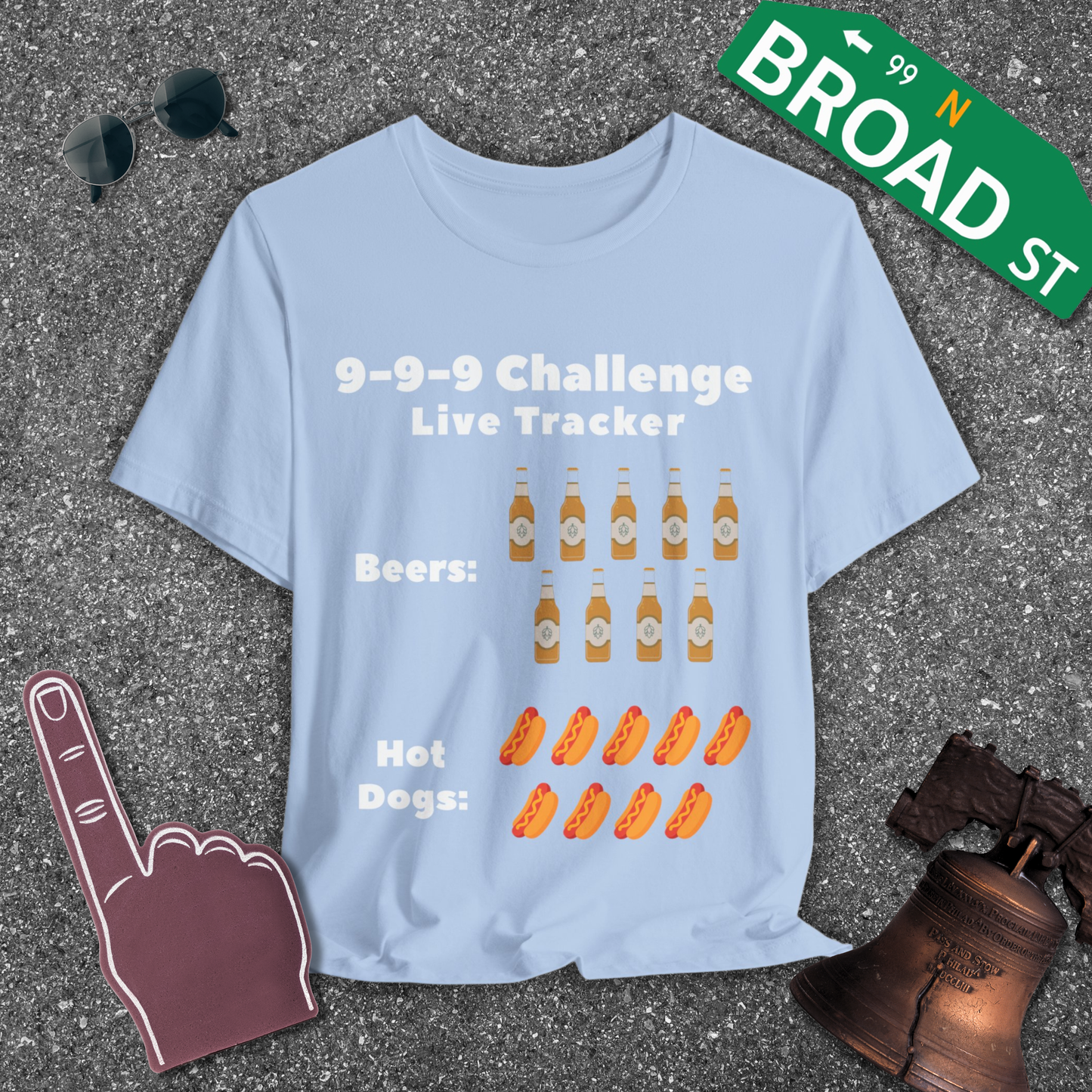 9-9-9 Challenge Live Tracker Tee