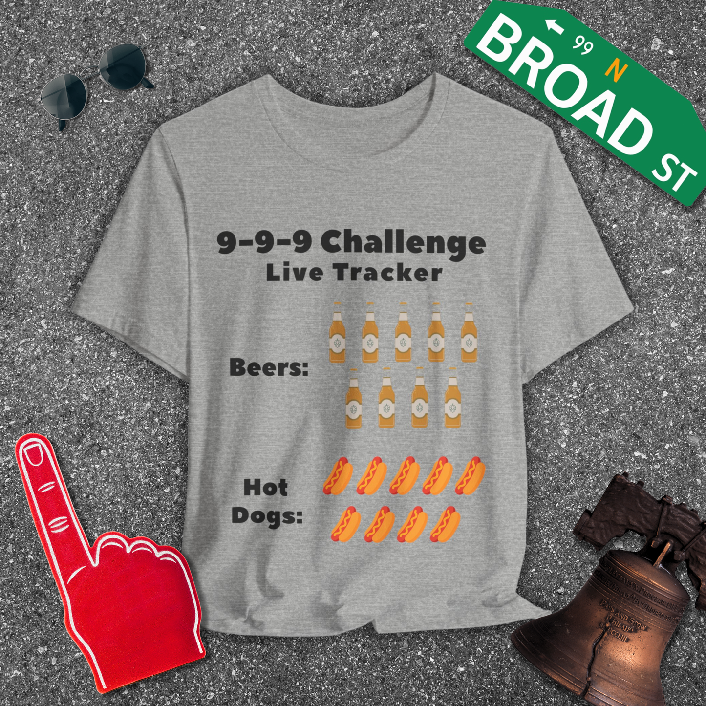 9-9-9 Challenge Live Tracker Tee