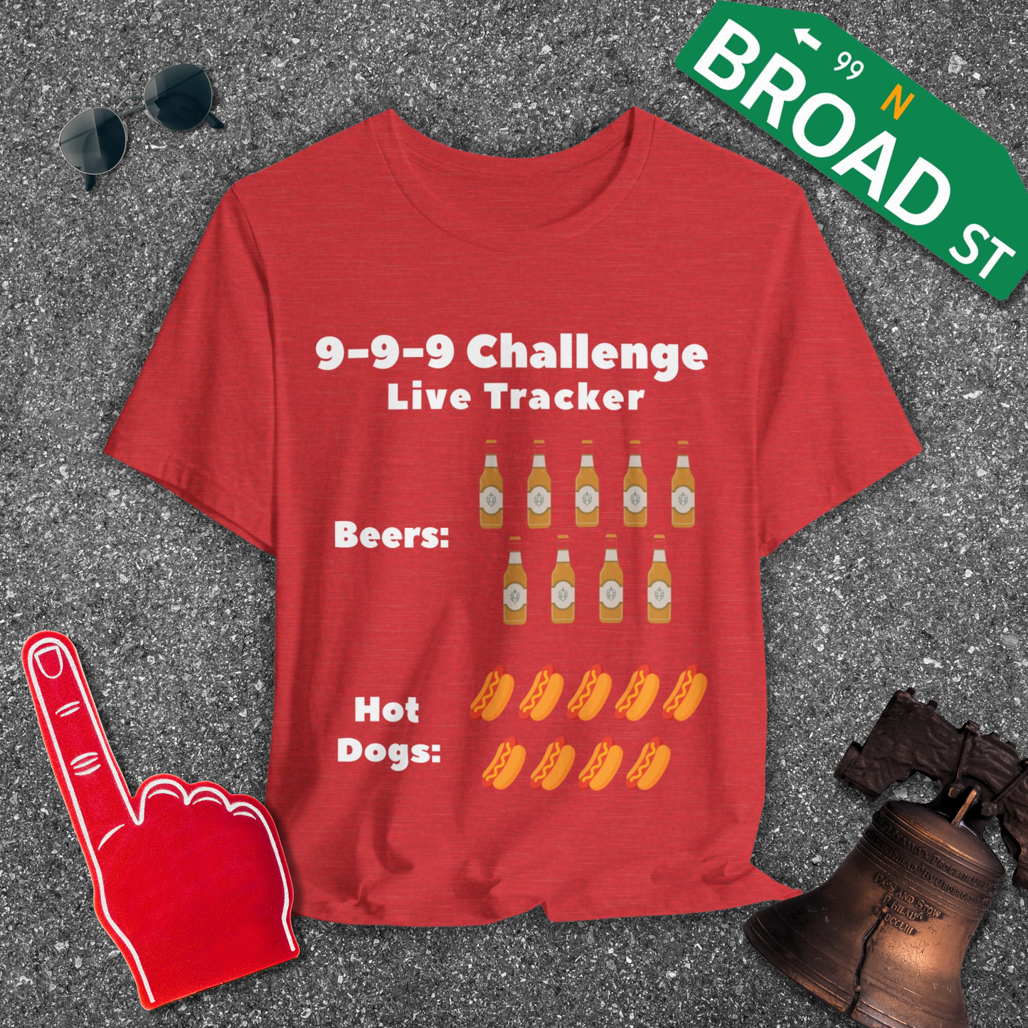 9-9-9 Challenge Live Tracker Tee