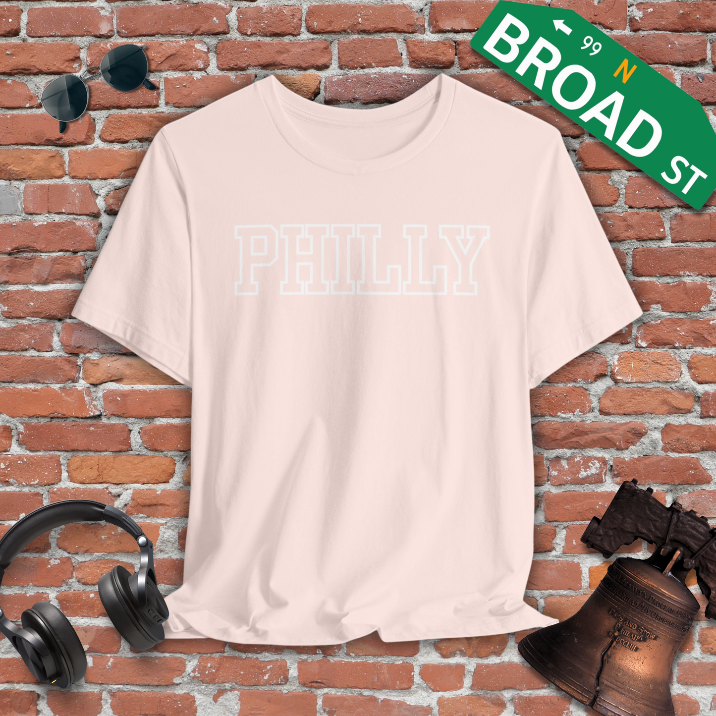 Hollow Philly - White Tee