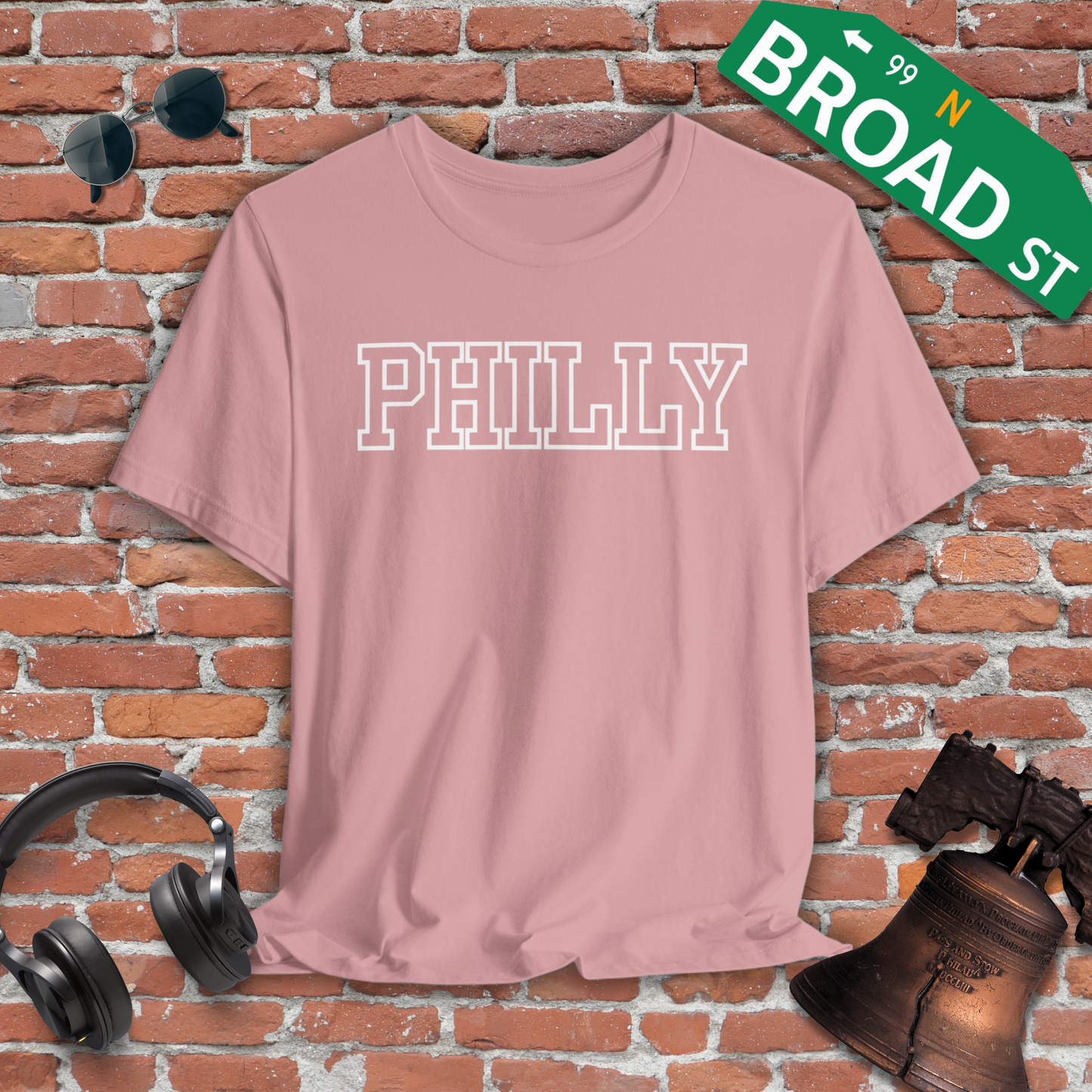 Hollow Philly - White Tee