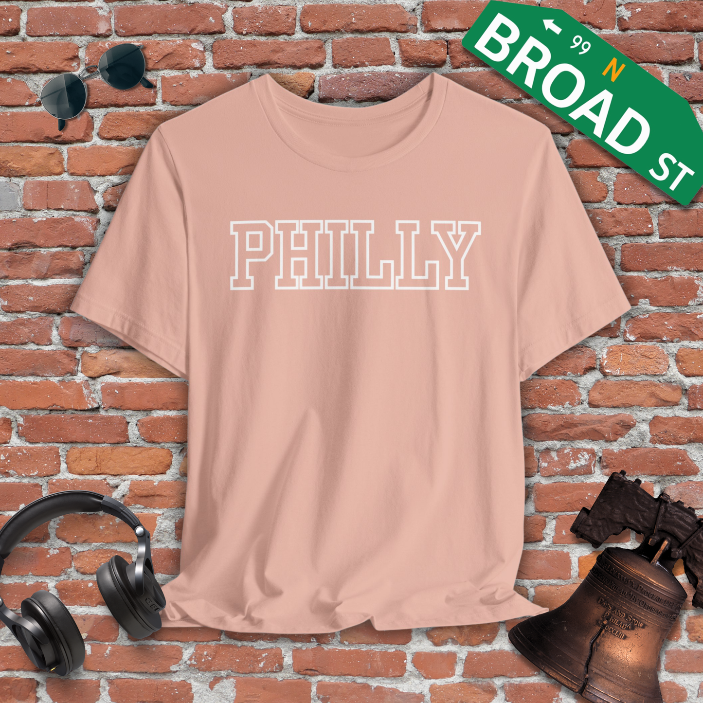 Hollow Philly - White Tee