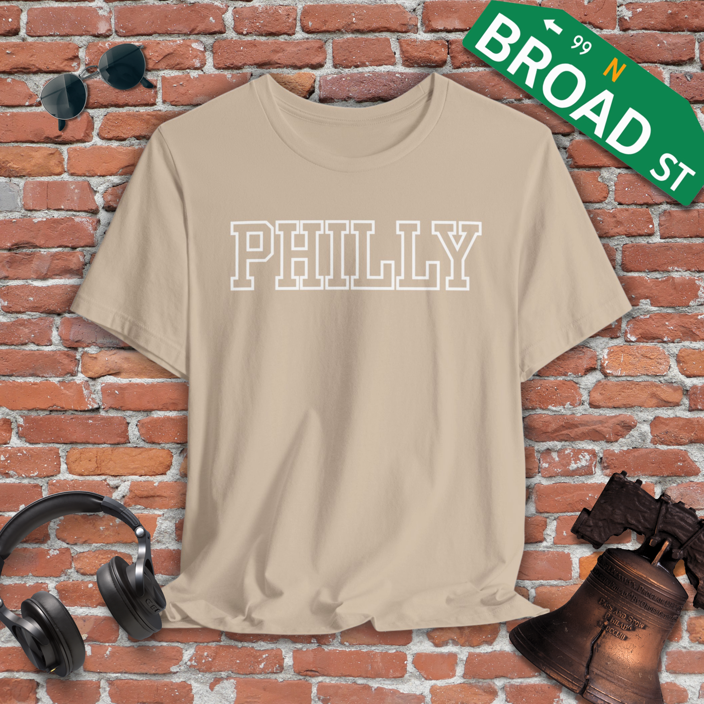 Hollow Philly - White Tee
