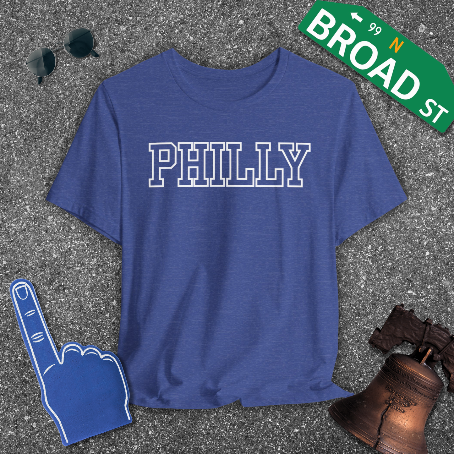 Hollow Philly - White Heather Tee